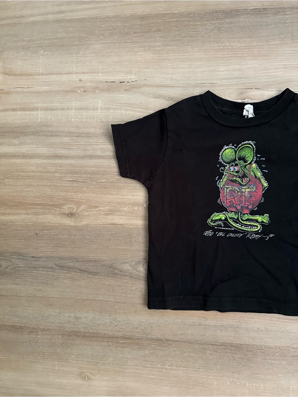 Rat Fink Ed “Big Daddy” Roth Black Graphic T-Shirt 6–12M